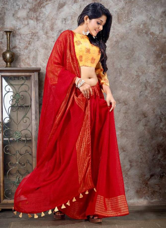 KF KALPATRU NILGIRI Fancy Designer Latest Festive Wear Heavy Cotton Silk Stylish Saree Collection